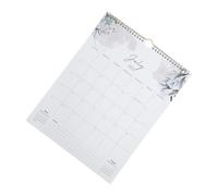 Sewroro Wall Calendar with Large Date Blocks Spiral Bound Design for Easy Flipping for Family Scheduling and Business Planning July to December