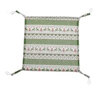 Sewroro Warm Hamster Hanging Bed Cotton Green for Little Pets Home | Creative Stable Resting Nest, Wear Resistant , Safe Hiding Place for Hamster Shop Use