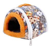 Sewroro Warm PET Nest Plush PP Cotton Small Animal Bed for Guinea Pigs | Timeless Design, Easy to Clean, Car and Carrier Use, Elegant Style, Lovely Shape