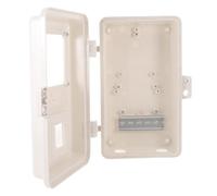 Sewroro Waterproof Electrical Enclosure Box with Window for Outdoor Power Distribution, Plastic and Glass Construction, UV Resistant and Enhanced Safety Structure, Suitable for Yard