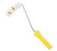 Sewroro Wheel Paint Roller Brush for Wall Painting and Natural Gas Pipelines Acrylic Fiber Cover Smooth Paint Distribution Efficient Home DIY Tool