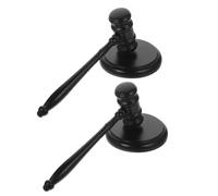 Sewroro Wooden Judge Gavel Set with Base Kit Elegant Court Hammer for Lawyers and Judges for Auctions and Court Sessions Comfortable Design