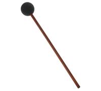 Sewroro Wooden Long-handled Friction Gong Mallet with Silicone Head and Wood Handle, Multi-purpose Use for Performances and Music Teaching, Unique Whale Singing Sound Quality Percussion