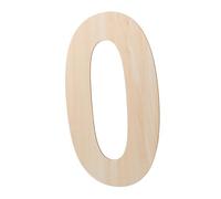 Sewroro Wooden Number Sign for Birthday Decorations Crafted from Natural Wood for Photo Sessions Blank Wood Number for Special Occasions