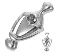 Sewroro Zinc Alloy Door Security Knocker with Peephole for Front Door Durable Resistant Smooth Polished Surface for Safe Visitor Identification and Use
