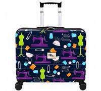 SewStylish Hard-Shell Sewing Machine Trolley Bag/Suitcase - Notions Design | 2-in-1 Sewing and Travel Case. Protect your sewing machine in style. When you’re not sewing, use it as a suitcase.