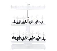 SewTech 20 Spool Thread Stand for Embroidery Machine Sewing Quilting Serger Machine, Height Adjustable Cone Thread Holder for Smoother Feed, Large Spool Holder for Brother Singer Babylock Bernina etc
