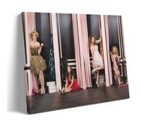 Sex And The City Attractive Actresses from Popular TV Dramas Try on Wedding Dresses Poster Decorative Painting Canvas Wall Posters And Art Picture Print Modern Family Bedroom Decor Posters 08x12inch(2