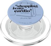 Sex and the City Carrie Bradshaw, Shopping Is My Cardio PopSockets PopGrip for MagSafe