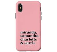 Sex and the City Miranda, Samantha, Charlotte & Carrie Case for iPhone X/XS
