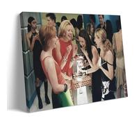 Sex And The City The Beautiful And Elegant Female Star in The TV Series Is Smiling Happily Poster Decorative Painting Canvas Wall Posters And Art Picture Print Modern Family Bedroom Decor Posters 24x3