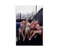 Sex And The City The Lead Actors of The TV Series Enjoying A Cheerful Moment on The Balcony Poster Decorative Painting Canvas Wall Posters And Art Picture Print Modern Family Bedroom Decor Posters 08x