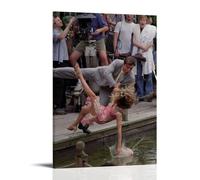 Sex And The City TV Series Carrie Bradshaw Falling Into The Water Scene Poster Decorative Painting Canvas Wall Posters And Art Picture Print Modern Family Bedroom Decor Posters 12x18inch(30x45cm)
