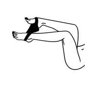 Sex Appeal Woman Hot Girl Beautiful Legs Lettering Decals 34x46.6cm Art Mural Painting Black