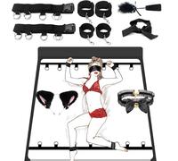 Sex Bed Bondage Restraints Rope Kit Straps Bondaged Tie Sweater L/QL42 | The Bdsm Neck To Wrist And Ankle Restraint Kit Is Designed Specifically For Multifunctional Restraint Games