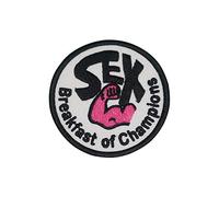 Sex Breakfast of Champion Iron On Patch Sew On Patch Embroidered Patch/Badge for Clothes Shirts Jeans etc