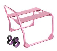 Sex Chair with Handcuffs - Folding, Height-Adjustable Love Chair for Couples, Solo or Duo, Loads up to 100 kg, Criss-Cross Design