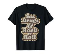 Sex Drugs Rock and Roll Music Singer Band Hippie 60s 70s T-Shirt