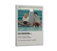Sex Education Poster Wall Art Aesthetic Cover Poster Design Painting for Living Room Bed Room 20x30inch(50x75cm) Frame-style