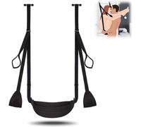 Sex Furniture for Bedroom Toys Kinky Play for Couples Women Over The Door Swing for Adults Sex Slingshot Swing for Adults Doorway Adjustable Position Support Sling Sex Stand Hold 150KG Sweater