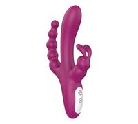 Sex HD Joker - Rechargeable, Waterproof Triple Vibrator (Purple)