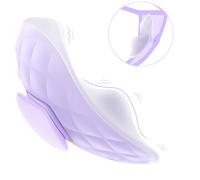 Sex HD - wearable knicker vibrator with remote control (purple)