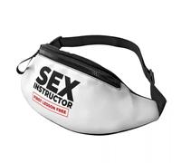 Sex Instructor Fanny Pack Women Men Cool Crossbody Waist Bag for Camping Biking Money Pouch