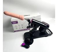 Sex Machine Automatic Sex Thrusting Machine for Women and Men Adult 3XLR Connector Dildo Machine for Couples and Solo Play Sex Toys Thruster for Hands-Free Play (A1+Dildo+Suction Cup)