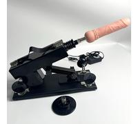 Sex Machine Automatic Sex Thrusting Machine for Women and Men Adult 3XLR Connector Dildo Machine for Couples and Solo Play Sex Toys Thruster for Hands-Free Play (A2+Dildo+Suction Cup)