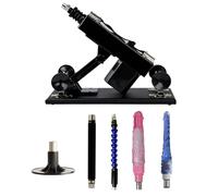 Sex Machine Automatic Thrusting Machine 6 Set with Dildo Attachment - Adjustable Speed Interactive Sex Machine with Stable Base, Hands-Free Remote Control Device for Men, Women & Couples