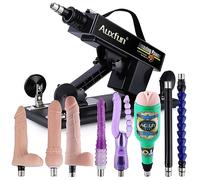 Sex Machine with 8 Sex Toys, Automatic Love Machine for Women and Men, Machine with Masturbation Cup, Realistic Dildo, Sliding Lifelike Dildo