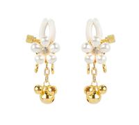 Sex Pearl Petals Breast Nipple Clamps Woman Sexy Adjustable Nipple Clip with Bells Adult Toys Stimulate Clips Sex Slaves Toys Balls One Size