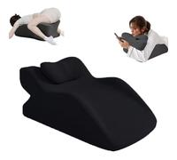 Sex-Pillow for Couples Cushion, Leg Elevation Pillow, Bed Sleeping Pillow Lying Sleeping Pillow, Pillow for Reading, Memory Foam Sleeping Pillow for Leg Elevation And Back Support, Bed Wedge Pillow,03