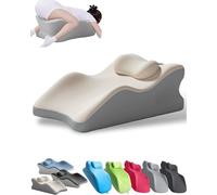 Sex Pillow for Couples with Memory Foam，Ergonomic Wedge Cushion，Multi-Use Support Sex Chair with Removable Cover Ramp Sofa(White)