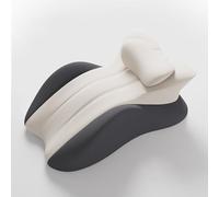 Sex Pillow-Memory Foam Ergonomic Prone Pillow，Couples Deep Position Support Pillows，Spinal Massage Reading Pillow，For Massage Reading Sleeping Multi-Positional Wedge (Two-tone grey)