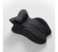 Sex Pillow-Memory Foam Ergonomic Prone Pillow，Couples Deep Position Support Pillows，Spinal Massage Reading Pillow，For Massage Reading Sleeping Multi-Positional Wedge (Two-tone grey)