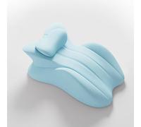 Sex Pillow-Memory Foam Ergonomic Prone Pillow，Couples Deep Position Support Pillows，Spinal Massage Reading Pillow，For Massage Reading Sleeping Multi-Positional Wedge (Two-tone grey)