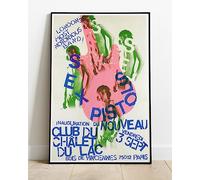 Sex Pistols Concert At The Club Chalet Du Lac 1976 Concert Tour Live Promo Poster : A Huge 36"x24" Poster Print Vintage Retro Reproduction Perfect For Any Room : BRING YOUR WALLS TO LIFE !