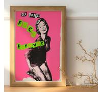 Sex Pistols Fuck Forever : Concert Tour Live Venue Gig Promo : 36"x24" Poster BRING YOUR WALLS TO LIFE ! / PINK