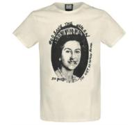 SEX PISTOLS GOD SAVE THE QUEEN AMPLIFIED VINTAGE WHITE LARGE - T-shirt