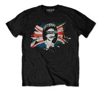 Sex Pistols Men's God Save The Queen T-Shirt in Black | Size: XL Sex Pistols Black XL