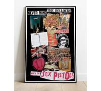 Sex Pistols Never Mind The Bollocks Promo Poster : A Huge 36"x24" Poster Print Vintage Retro Reproduction : BRING YOUR WALLS TO LIFE !