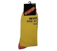 Sex Pistols 'Never Mind the Bollocks' (Yellow) Socks (One Size = UK 7-11)