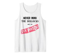 Sex Pistols Official Never Mind The Bollocks Pink Tank Top