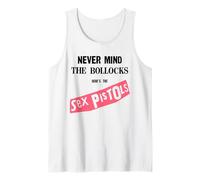 Sex Pistols Official Never Mind The Bollocks Pink Tank Top