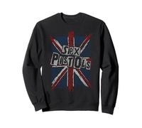 Sex Pistols Official Union Jack Words Sweatshirt
