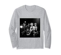 Sex Pistols Punk Band On Stage Portrait By Virginia Turbett Long Sleeve T-Shirt