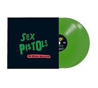 SEX PISTOLS LP x 2 The Original Recordings - Double GREEN VINYL + STICKER Sheet