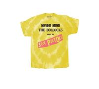 Sex Pistols The T Shirt Never Mind The B*** Official Unisex Tie Dye L Yellow