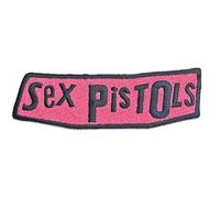 The Sex Pistols Patch Band Logo Official Embroidered woven iron on Taglia unica